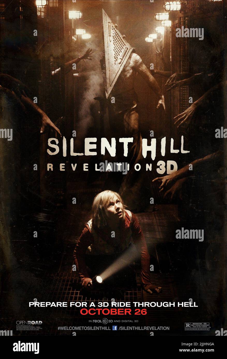 POSTER DI ADELAIDE CLEMENS, SILENT HILL: APOCALISSE, 2012 Foto Stock