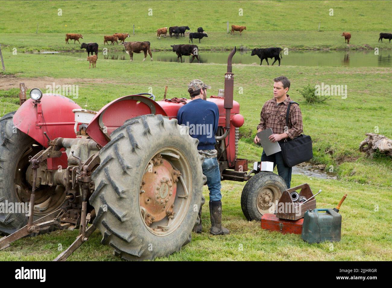 LUCAS NERO, matt damon, terra promessa, 2012 Foto Stock