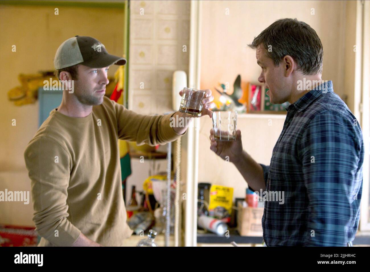 LUCAS NERO, matt damon, terra promessa, 2012 Foto Stock