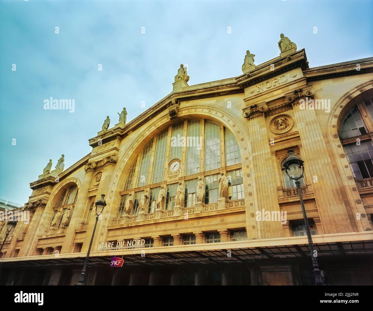 Stazione Gare du Nord, 10th Arrondissement, Parigi, Francia Foto Stock