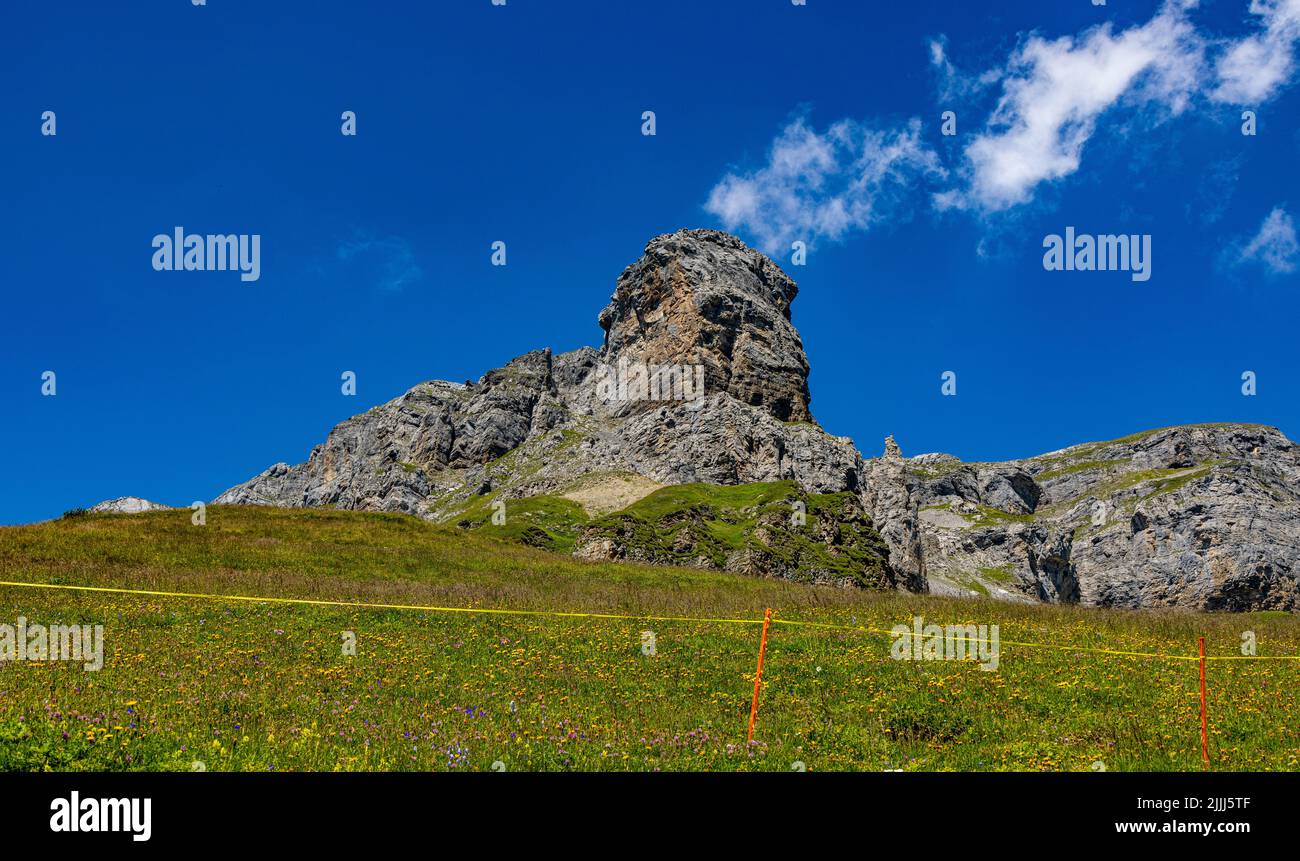 Splendida vista dal Passo Klausen in Svizzera Foto Stock