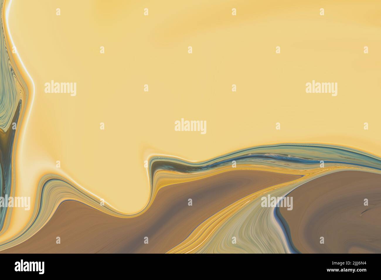 Oro giallo arancione Abstract marmo liquido, elegante trama di lusso, semplice e moderno sfondo, marmo liquido disegno astratto pittura modello Foto Stock