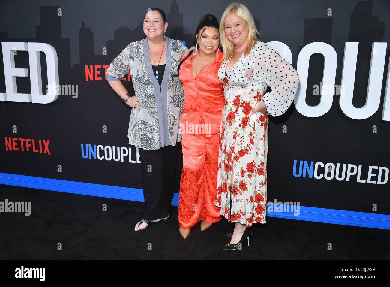 Camryn Manheim, Tisha Campbell-Martin e Caroline Rhea Foto Stock