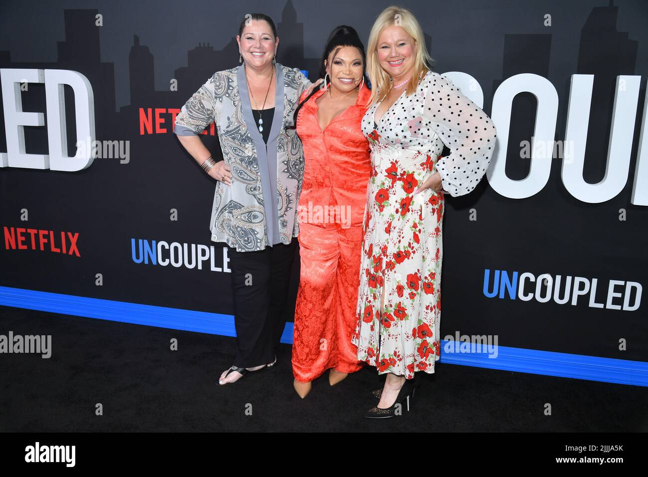 Camryn Manheim, Tisha Campbell-Martin e Caroline Rhea Foto Stock