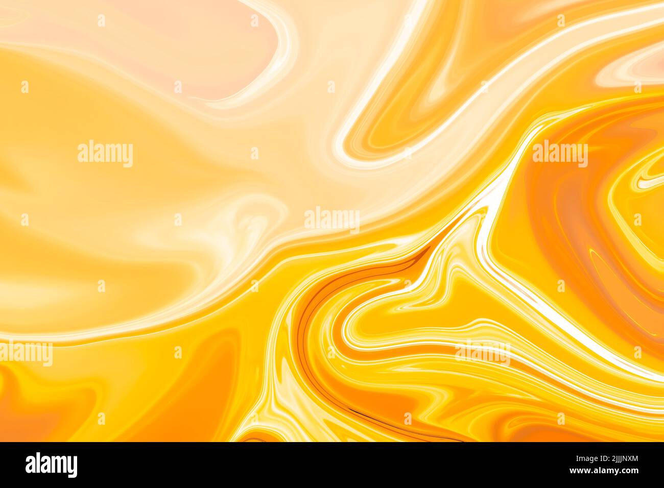 Marmo liquido Abstract rosa, giallo e arancione, elegante texture di lusso, semplice, sfondo moderno, marmo liquido design astratto motivo pastello Foto Stock