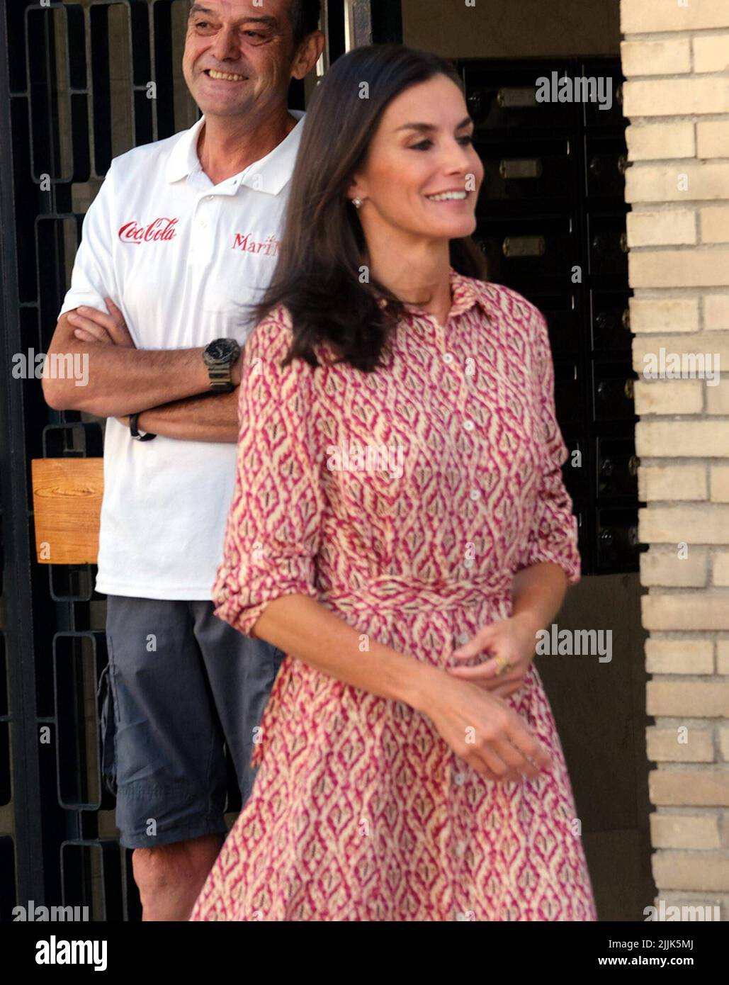 Madrid, Spagna. 27th luglio 2022. La Regina Letizia in un incontro di lavoro con l'Unicef Spagna a Madrid mercoledì 27 luglio 2022. Credit: CORDON PRESS/Alamy Live News Foto Stock