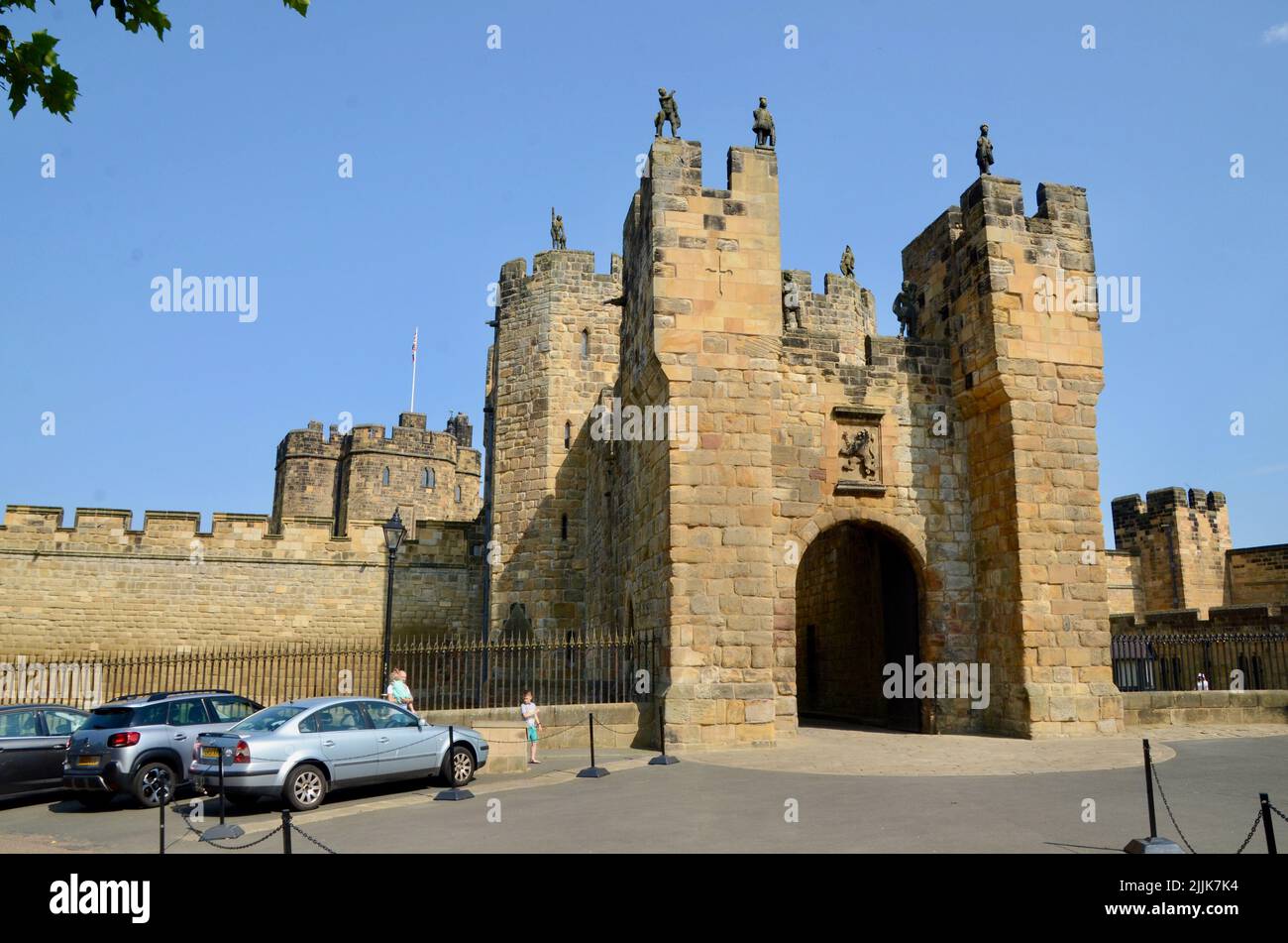 castello di alnwick northumberland inghilterra gran bretagna 2022 Foto Stock
