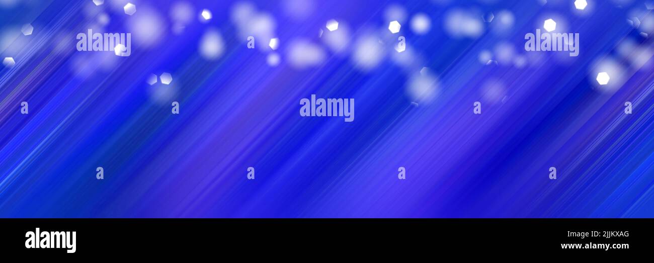 Gli effetti luminosi astratti delle feste come sfondo. Punti luminosi di luce. Foto Stock