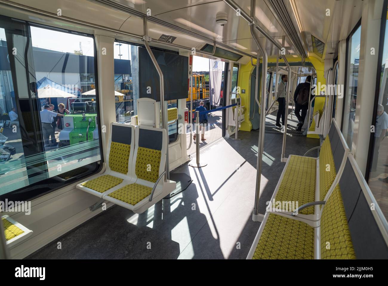 Berlino, Innotrans, Siemens CityVal Rennes (metro) Foto Stock