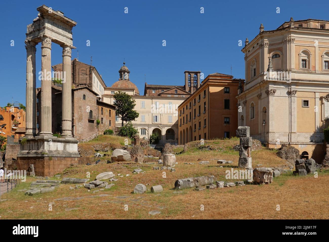 ROM, Tempel des Apollo Sosianus // Roma, Templi di Apollo Sosiano e di Bellona Foto Stock