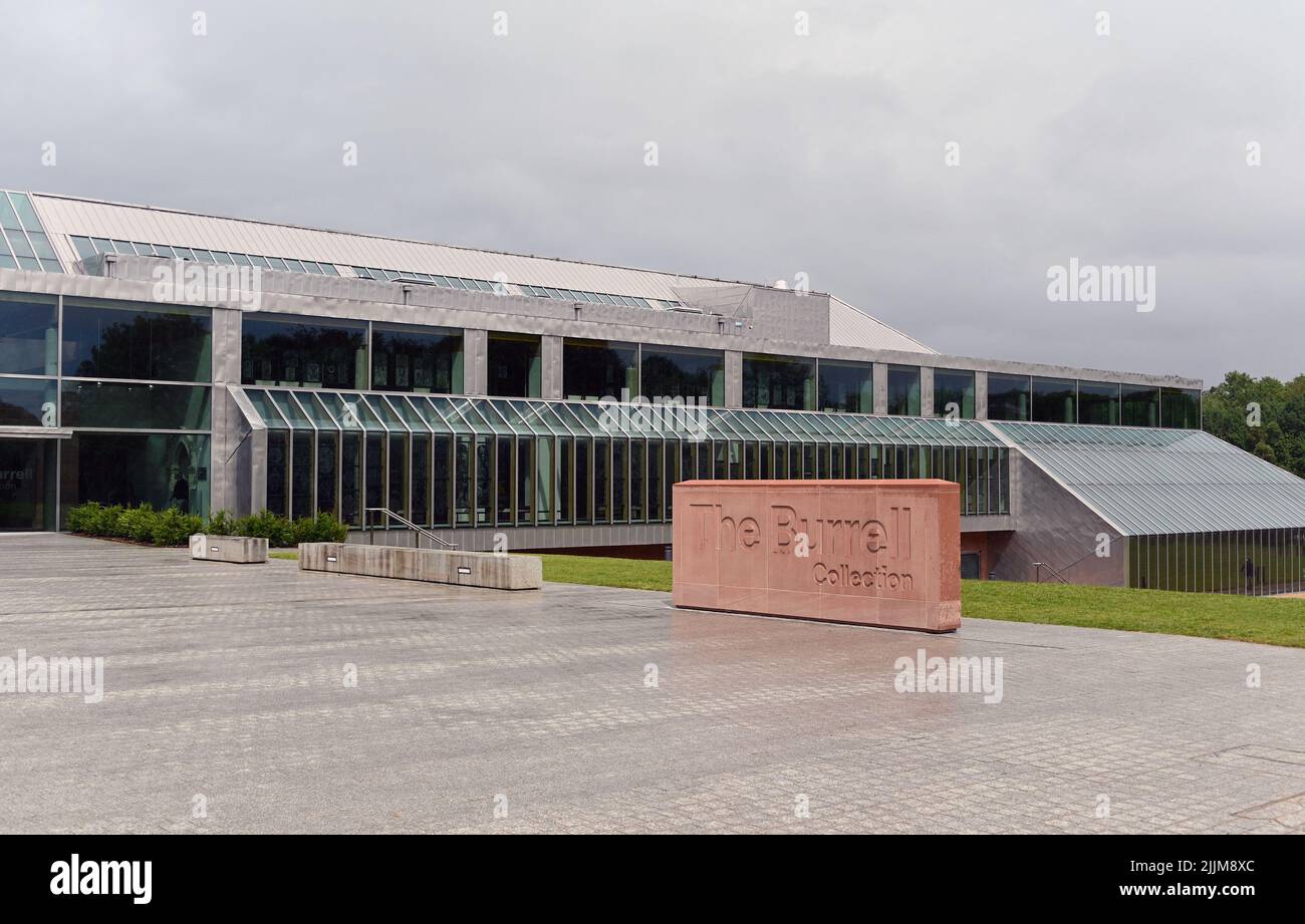 The Burrell Collection, Glasgow, Scozia, Regno Unito, Europa. Foto Stock