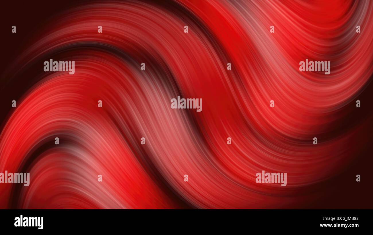 Un effetto di diffusione con gradiente rosso vivace, ideale per lo sfondo o lo sfondo Foto Stock