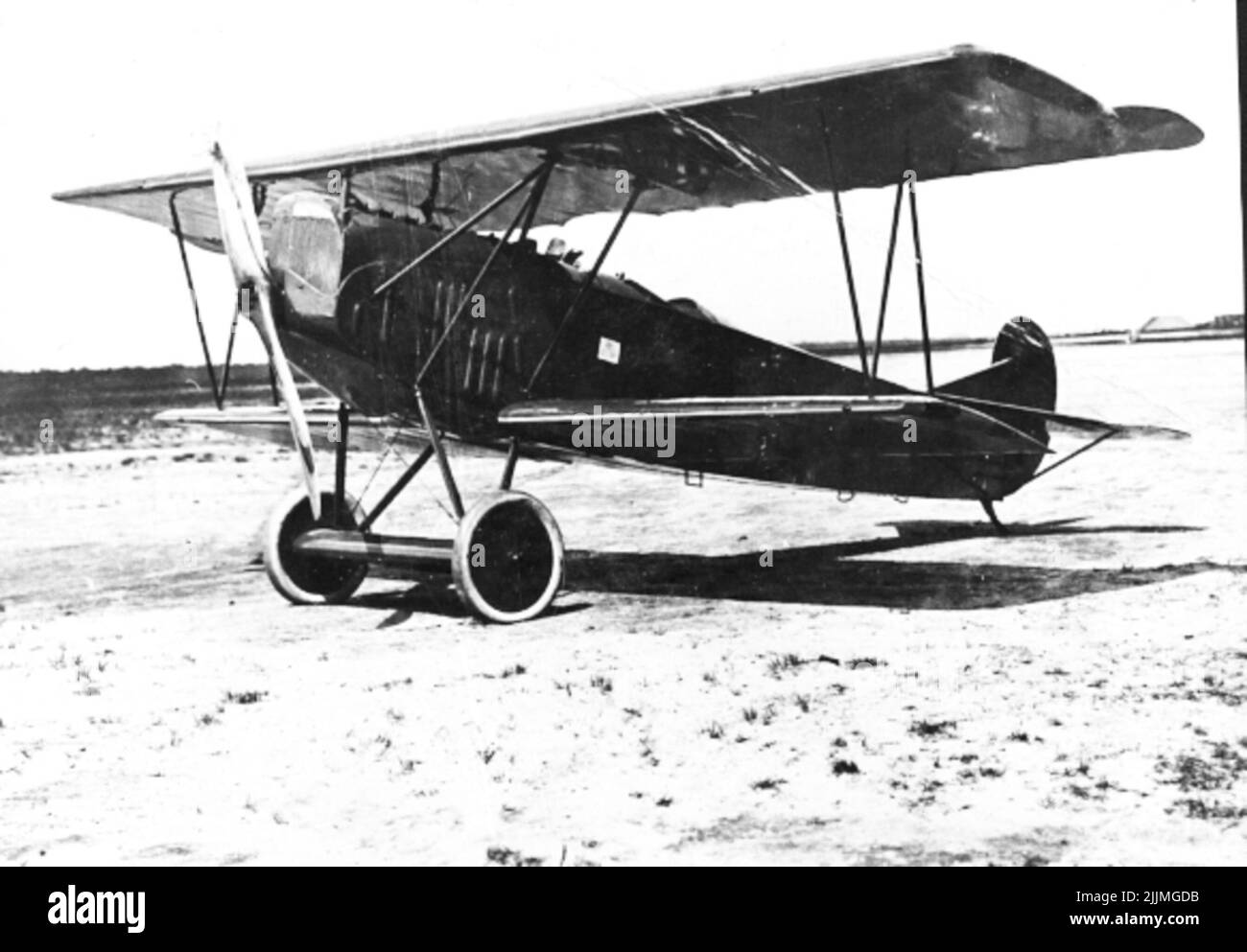 1919. Captain Ballods Flygplan Fokker DV 11. Foto Stock