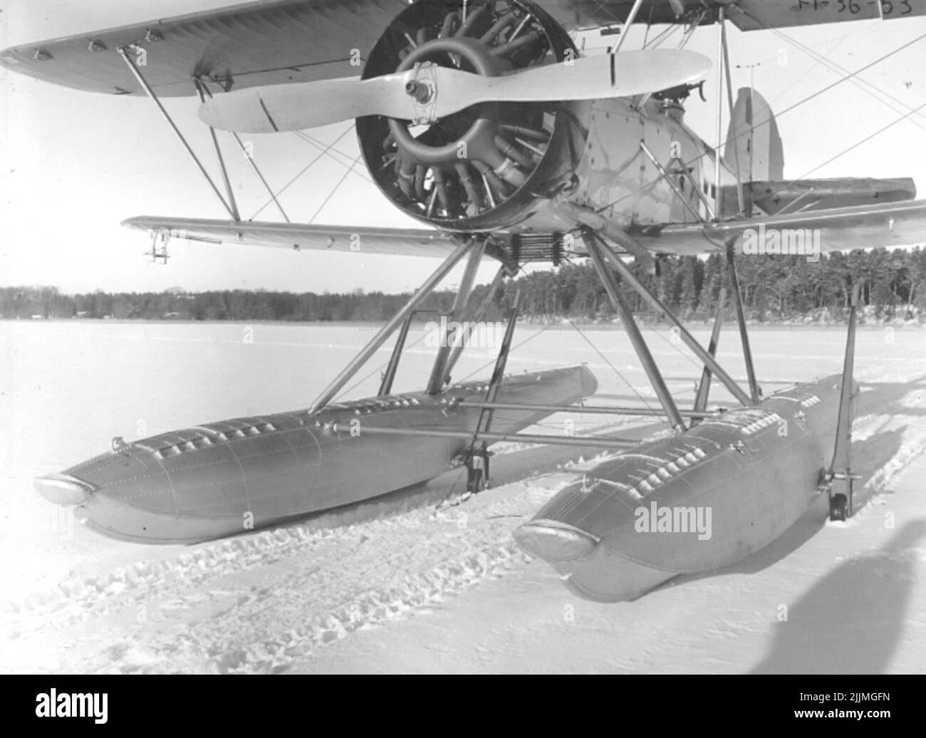 F6 Karlsborg fine 1930s. Velivolo Hawker Osprey. Foto Stock