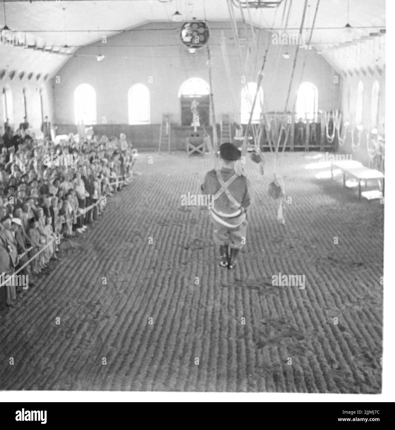 La scuola dei paracadutisti di Karlsborg 1952-1953. Foto Stock