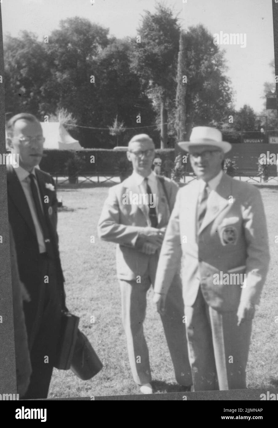 Le Olimpiadi estive a Roma 1960. Partecipanti al concorso sul campo tra cui Ewert Olausson, Life Regiment's Husars K3. Prince Behrnard e altri. Foto Stock