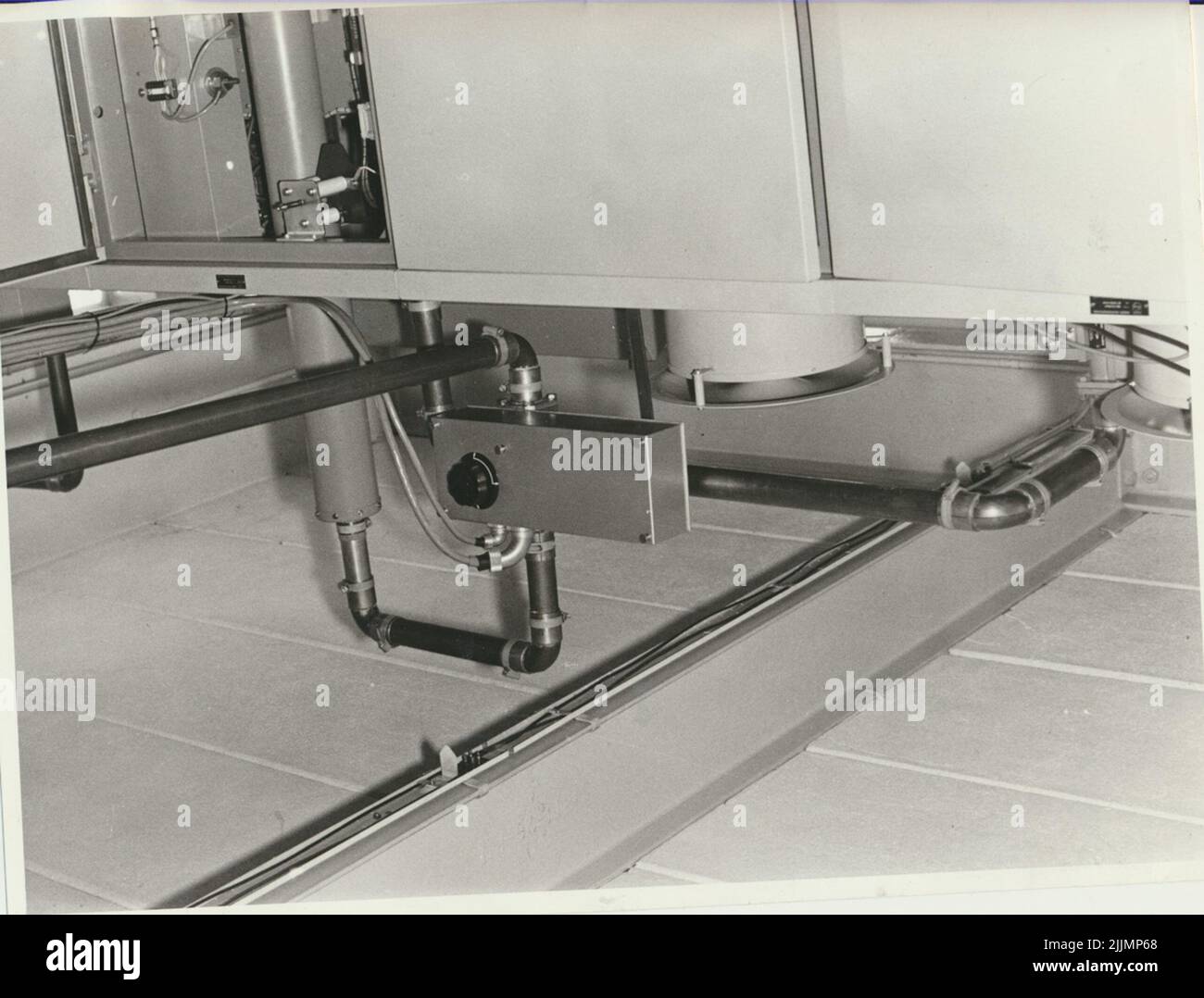 Stazione FM TV a Billingen, Skövde, metà 1950s. Sentito dall'inizio alla zona di responsabilità della stazione radio di Karlsborg. Foto Stock