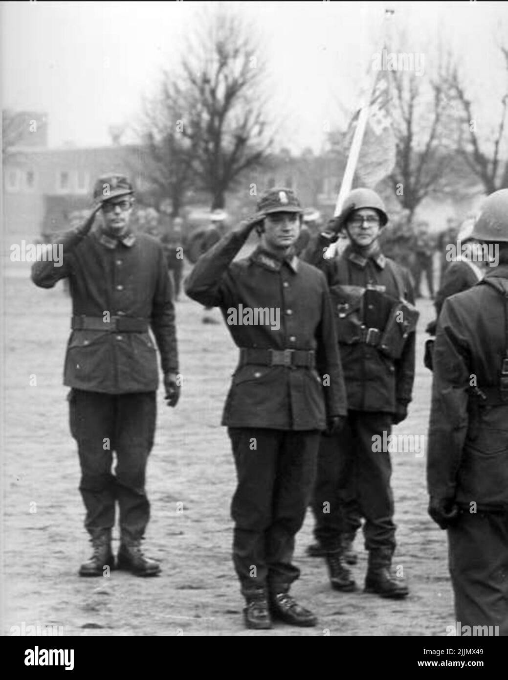 Re Carl XVI Gustaf in visita Foto Stock