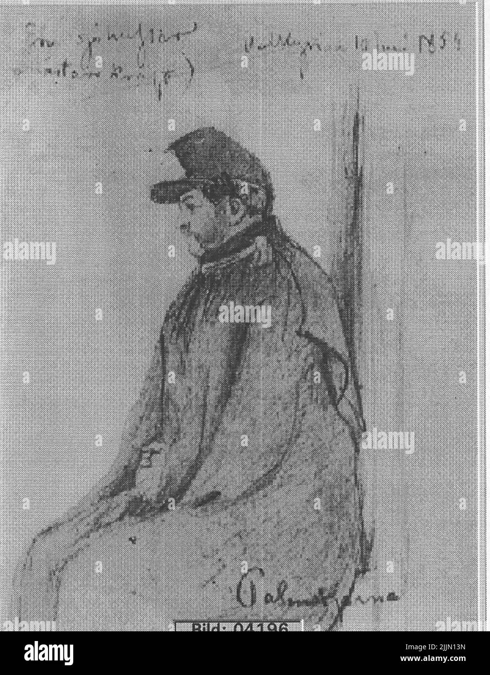 Caricatura di Löjtn Palmstierna, K3. Probabilmente progettato da John Arsenius? Foto Stock