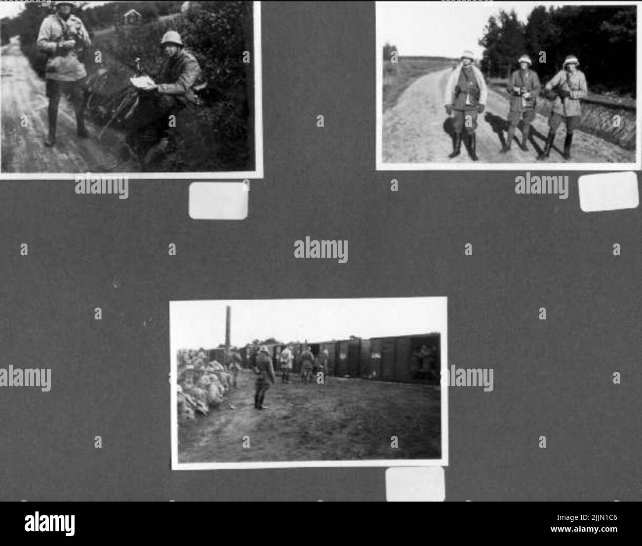 Esercizi di assistenza sul campo a Dalsland. Immagine: C. trasporto ferroviario. Foto Stock