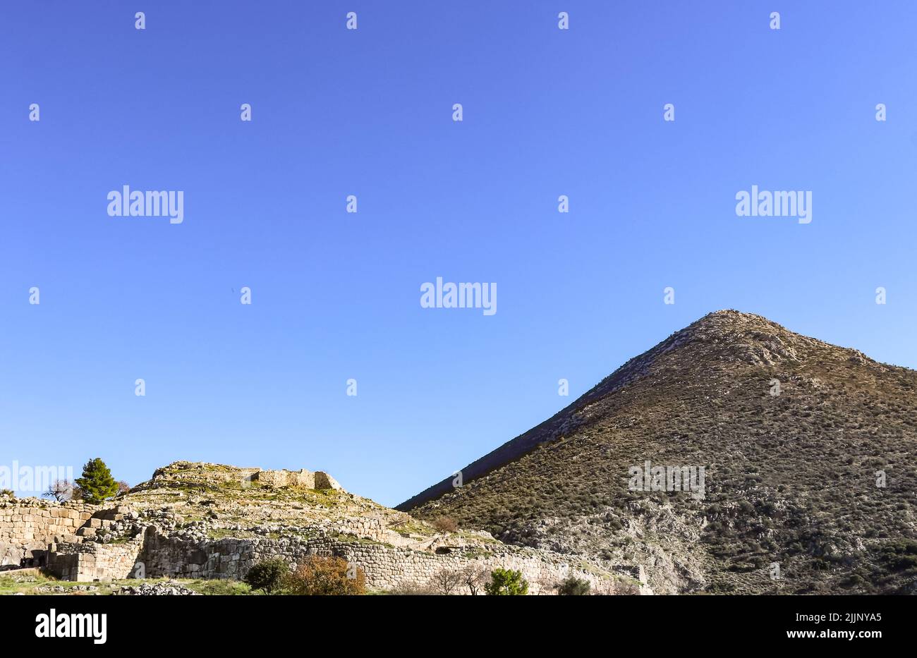 Grecia micenea occupato durante l'ultima fase dell'Età del Bronzo in Grecia antica e pensato per essere descritto nell'Iliade di Omero Foto Stock