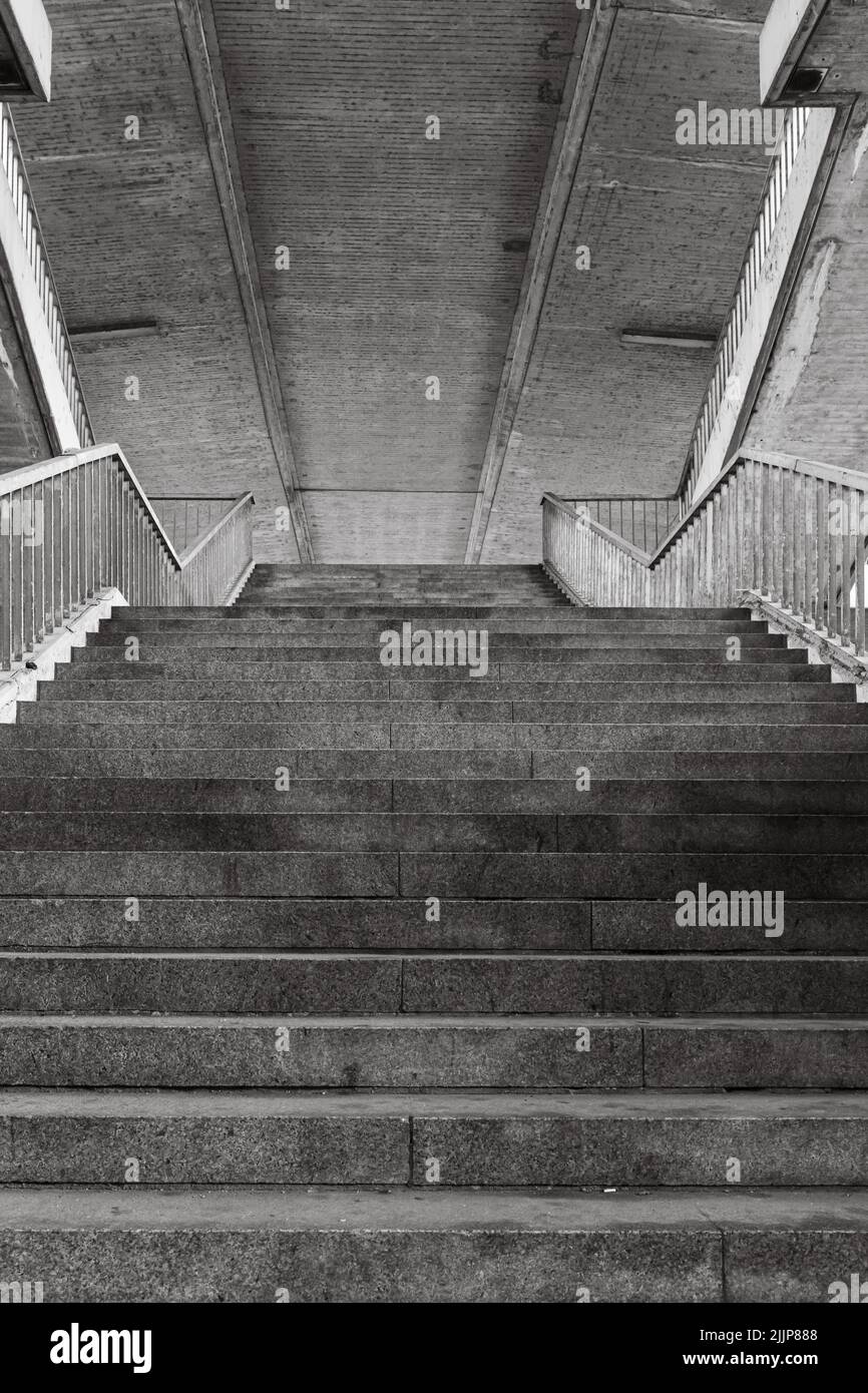 Un filmato in bianco e nero della città di New York Foto Stock