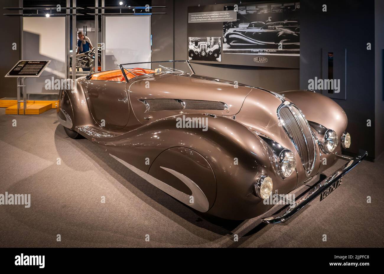 Parte della collezione di automobili storiche nel REVS Institute di Napoli Florida USA Foto Stock