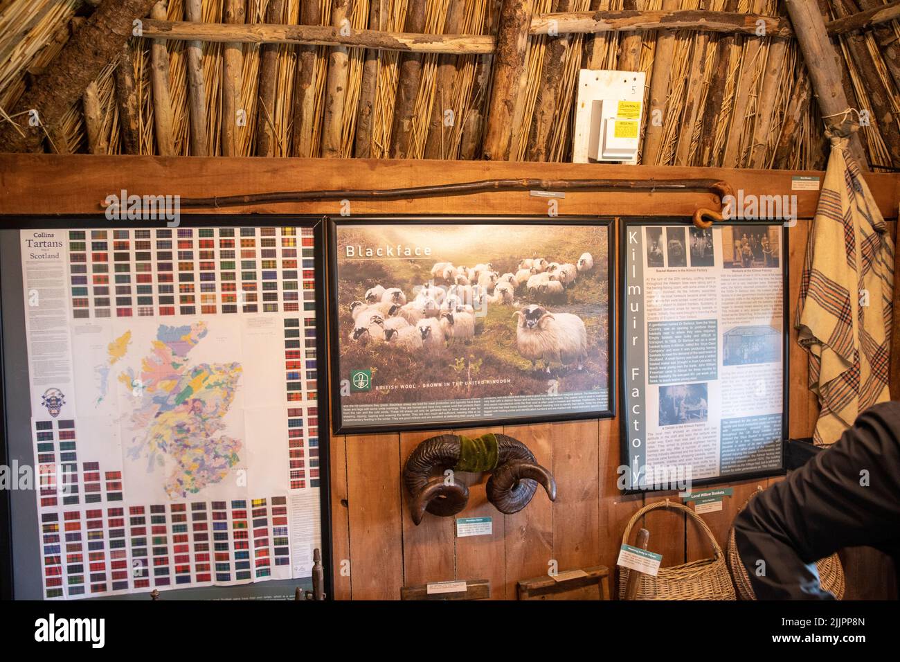 Museo della vita dell'isola sull'isola di Skye, Scozia, Regno Unito, estate 2022 Foto Stock