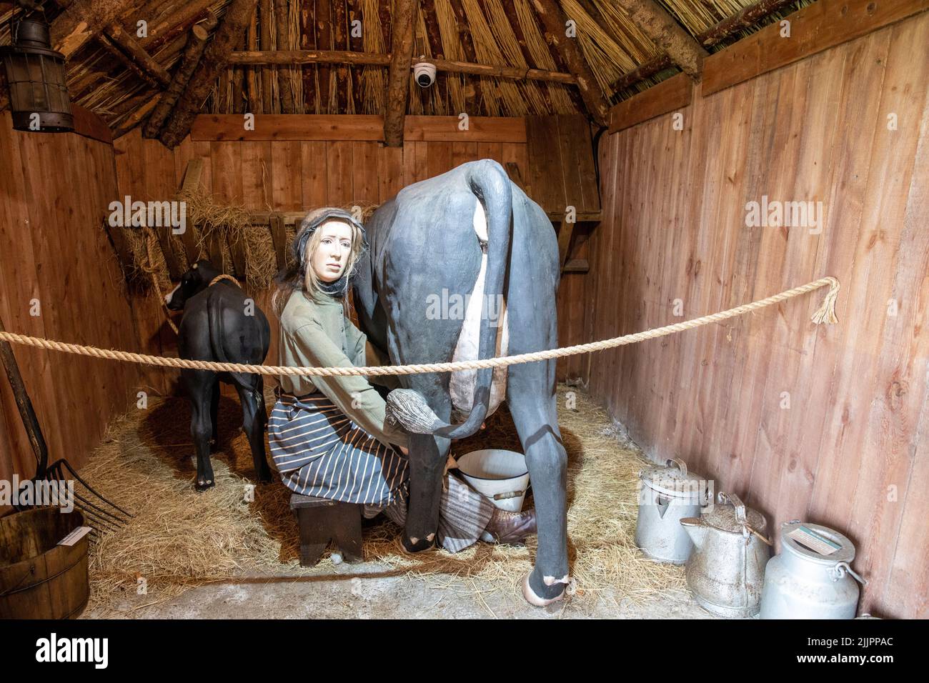 Museo della vita dell'isola sull'isola di Skye, Scozia, Regno Unito, estate 2022 Foto Stock