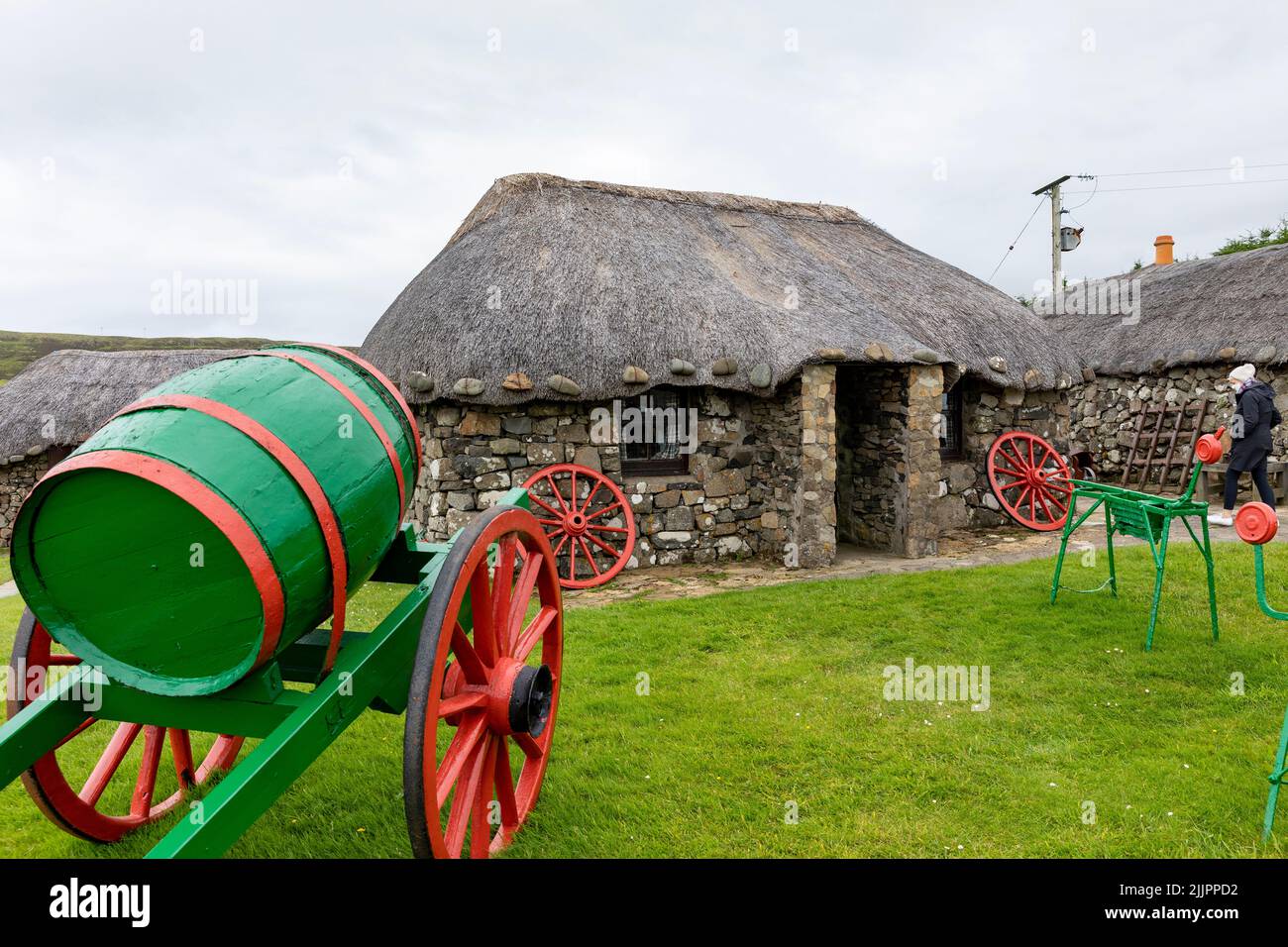 Museo della vita dell'isola sull'isola di Skye, Scozia, Regno Unito, estate 2022 Foto Stock