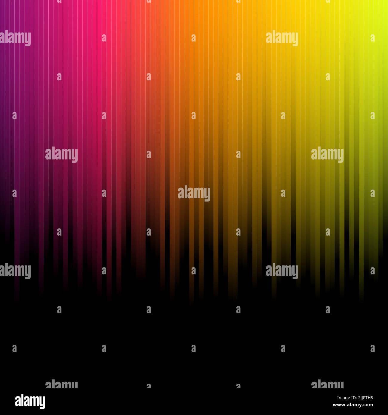 I vibranti colori dell'arcobaleno su sfondo scuro Foto Stock