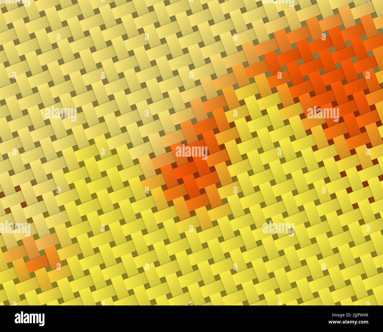 Un'illustrazione di uno sfondo astratto con motivi colorati Foto Stock