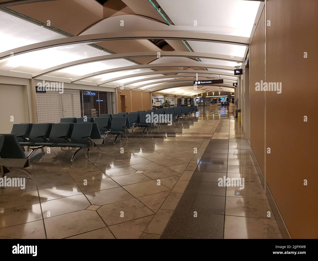 L'interno dell'aeroporto internazionale MCO Orlando 3 Foto Stock