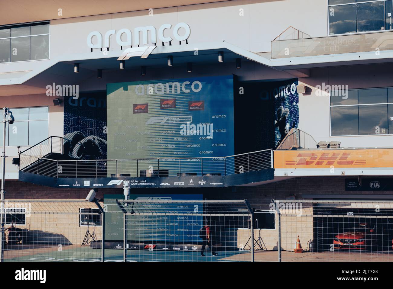 Il Gran Premio US 2021 di Formula 1 USGP ad Austin, Texas, presso il circuito delle Americhe COTA Foto Stock