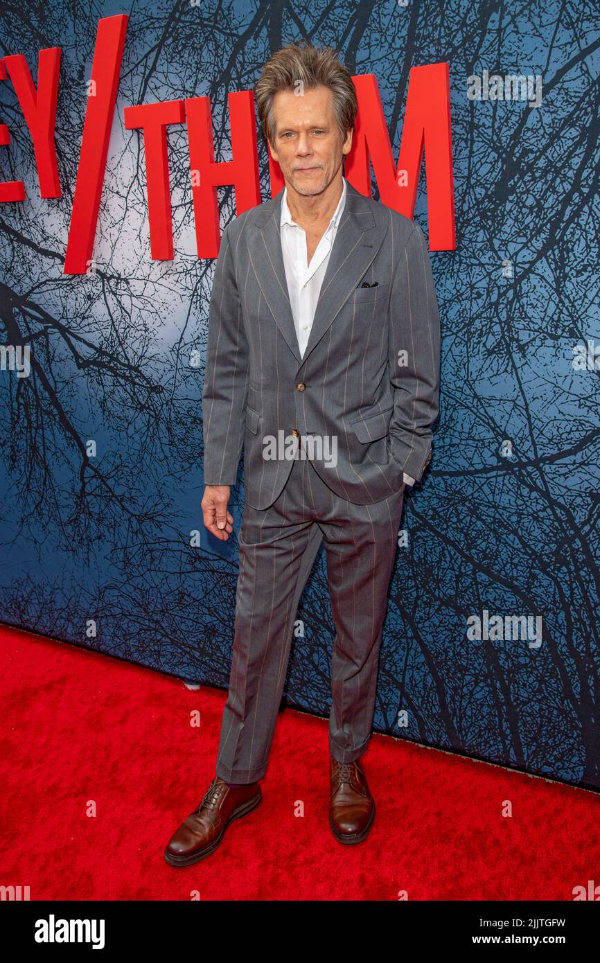 New York, Stati Uniti. 27th luglio 2022. Kevin Bacon partecipa al "LORO" New York Premiere allo Studio 525 a New York City. Credit: SOPA Images Limited/Alamy Live News Foto Stock