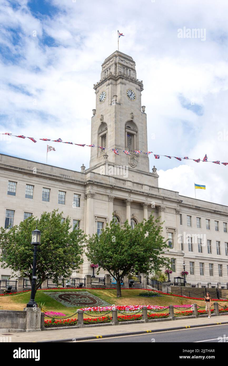 Barnsley Town Hall, Church Street, Barnsley, South Yorkshire, Inghilterra, Regno Unito Foto Stock