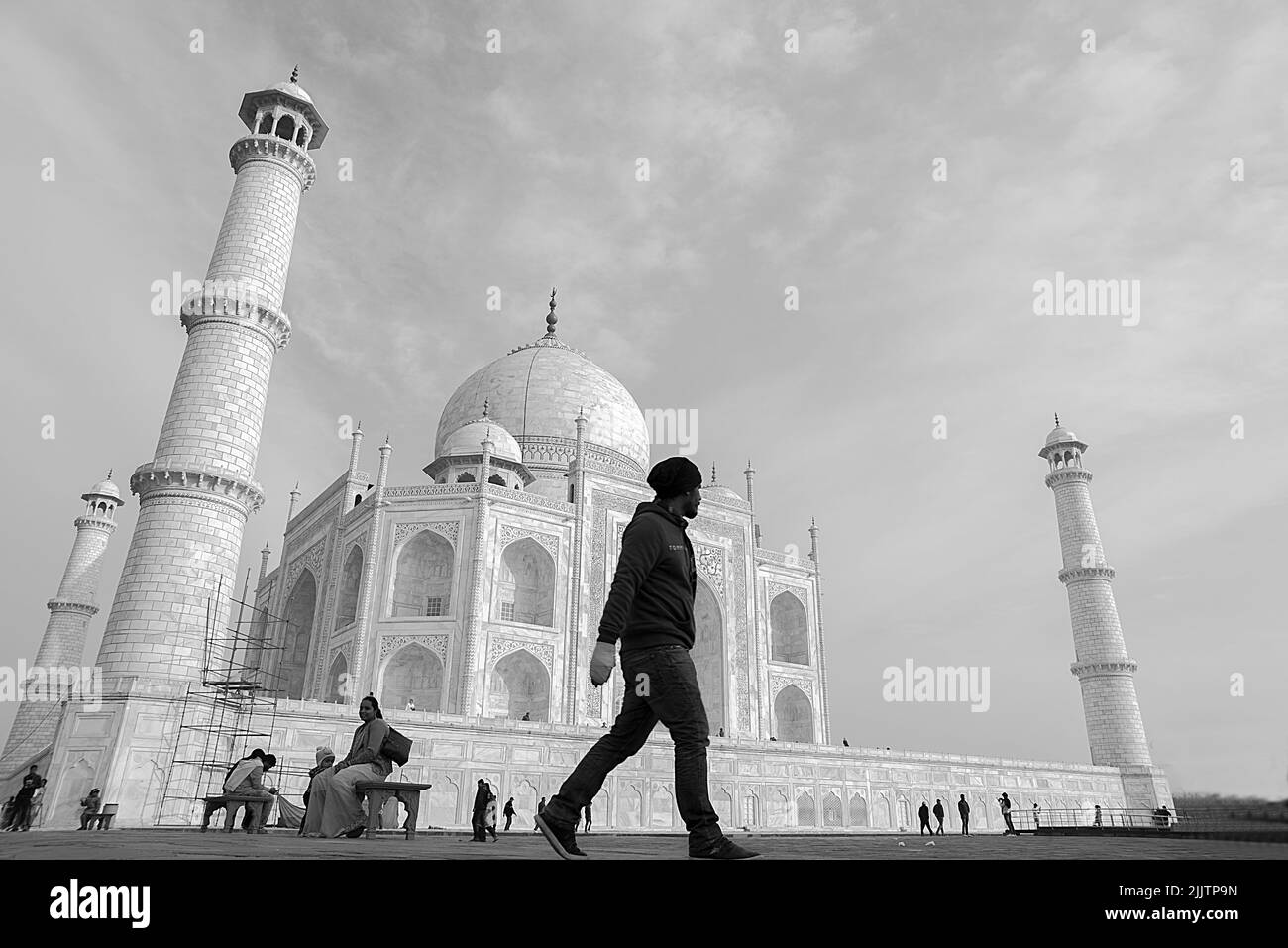 Taj mahal nella città di Agra, India Foto Stock