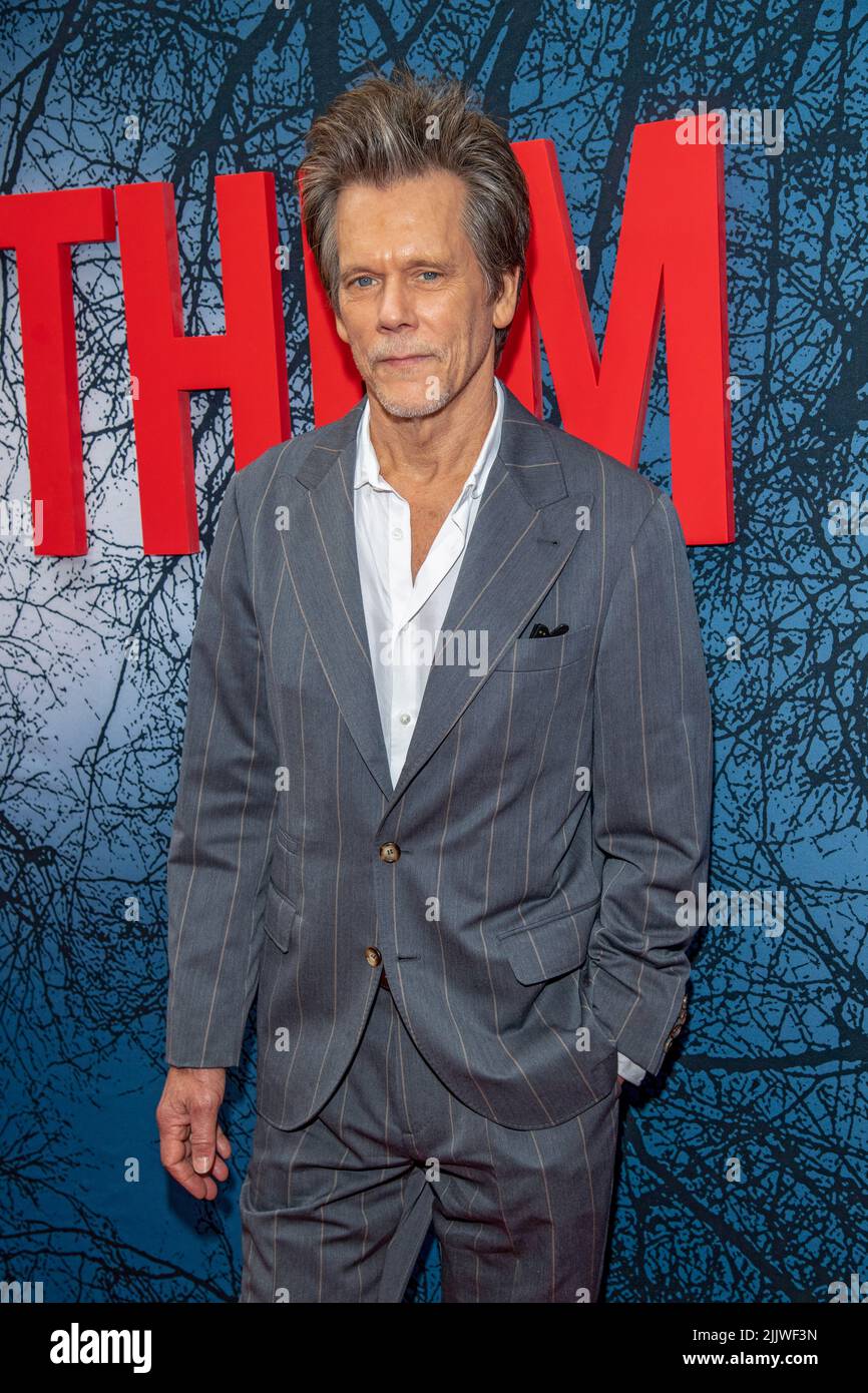 New York, Stati Uniti. 27th luglio 2022. Kevin Bacon partecipa al "LORO" New York Premiere allo Studio 525 a New York City. (Foto di Ron Adar/SOPA Images/Sipa USA) Credit: Sipa USA/Alamy Live News Foto Stock