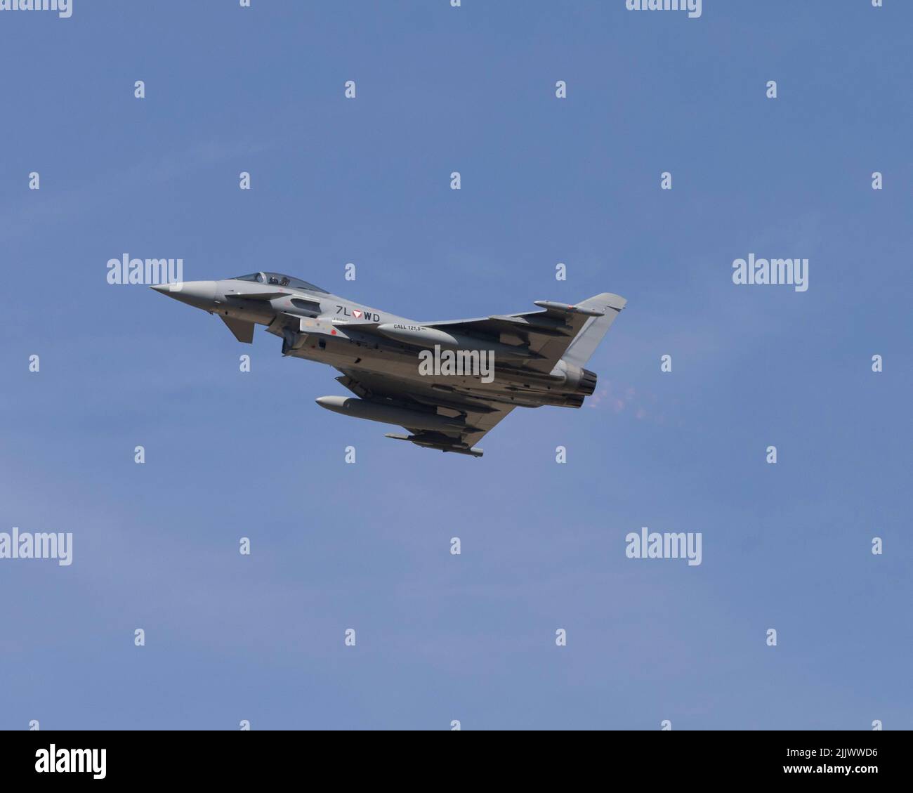 Eurofighter austriaco EF2000 che vola al RIAT 2022 Foto Stock