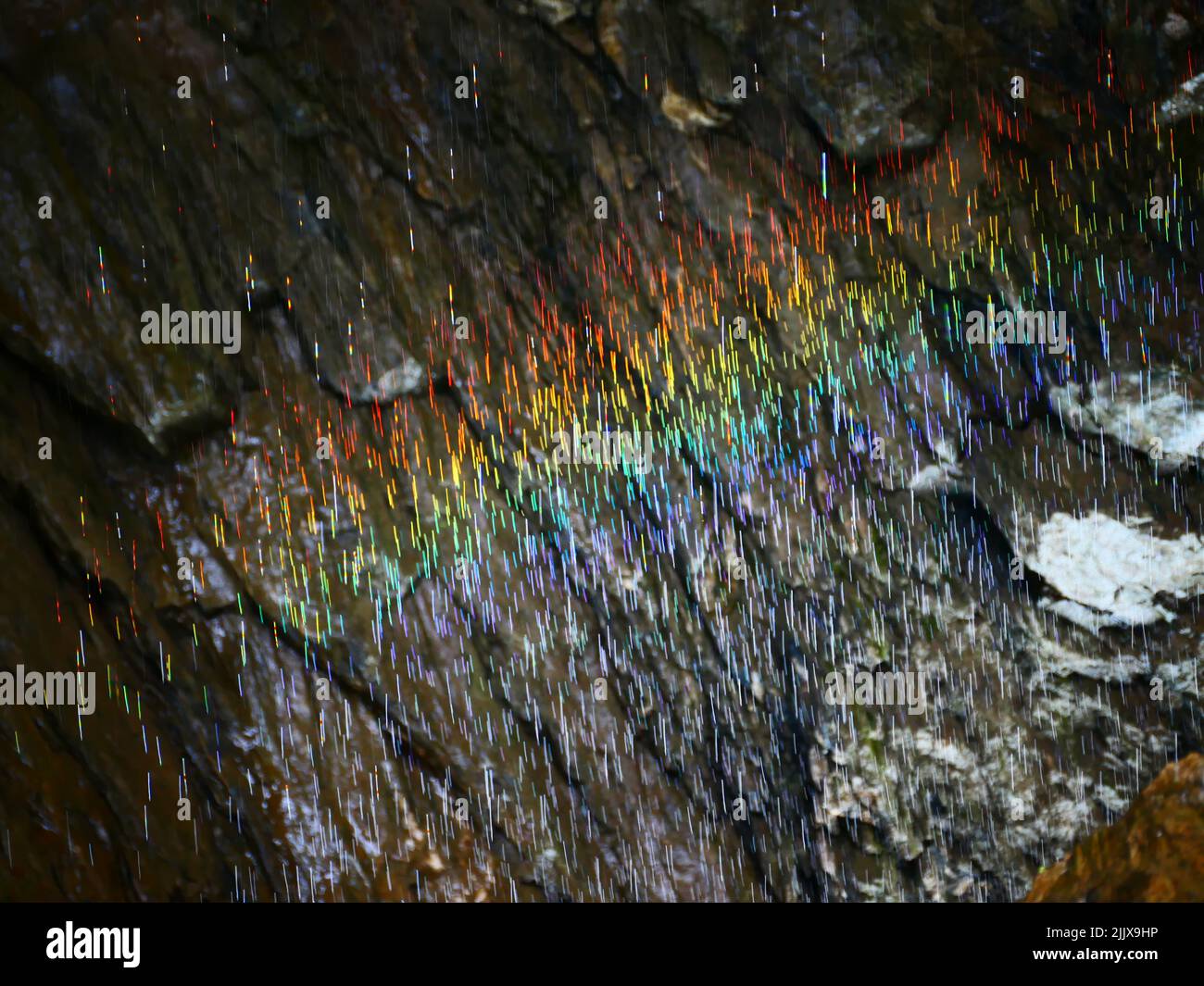 rainbow, Sigmund Thun Klamm Gorge, Austria Foto Stock