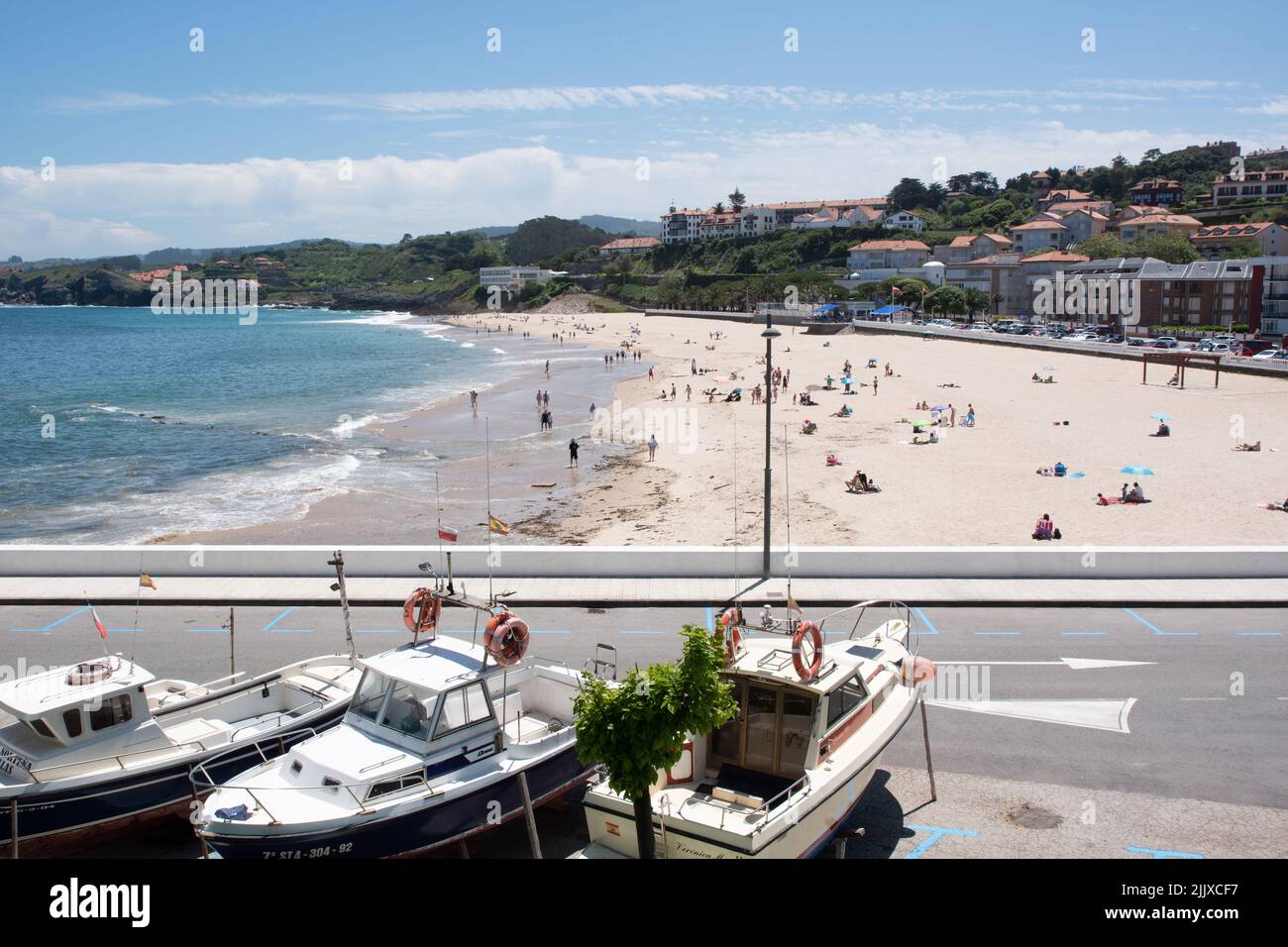Playa de Comillas, Cantabria Foto Stock