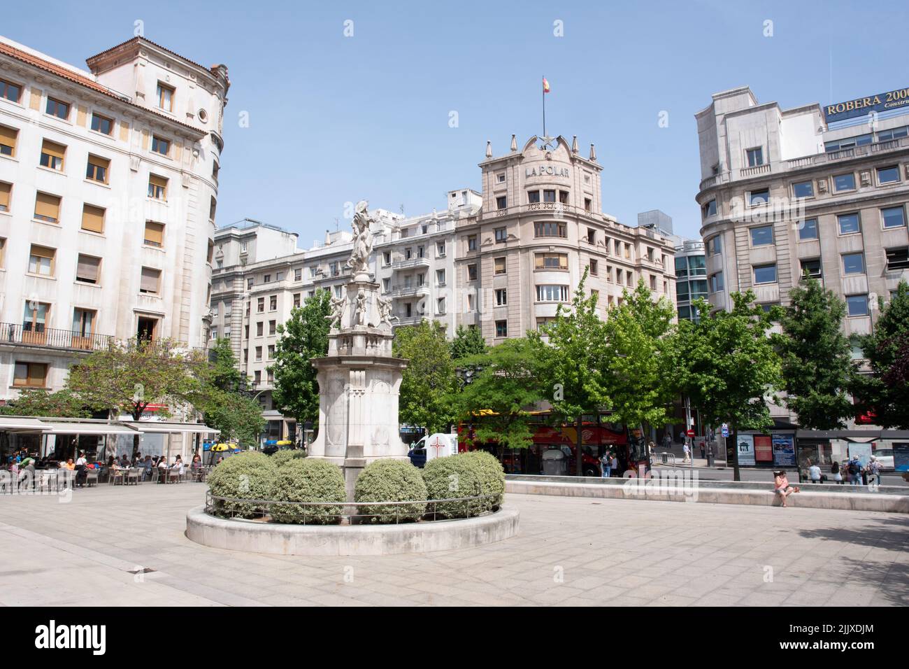 Plaza Asoncion, Santander Foto Stock