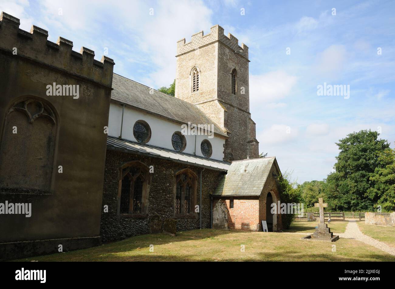 Chiesa di San Pietro, piccolo Turlow, Suffolk Foto Stock