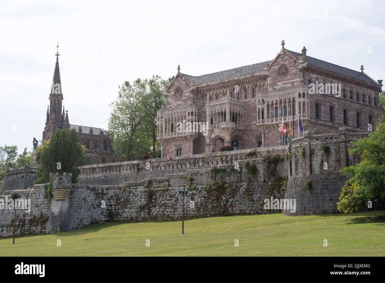 Palazzo di Sobrellano a Comillas Foto Stock