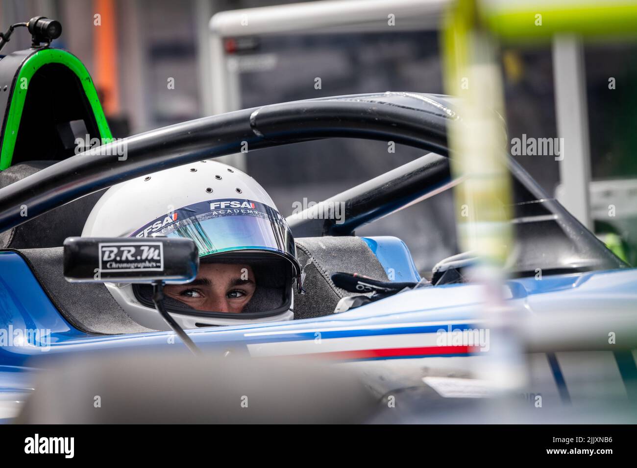 ANDRIOLO Romain (fra), formule 4 - Mygale Generation 2, ritratto durante la TotalEnergies 24 ore di Spa 2022, 7th round del 2022 Fanatec GT World Challenge Europe Powered by AWS, dal 27 al 31 luglio 2021 sul Circuit de Spa-Francorchamps, a Stavelot, Belgio - Foto: Paul Vaicle / DPPI/DPPI/LiveMedia Foto Stock