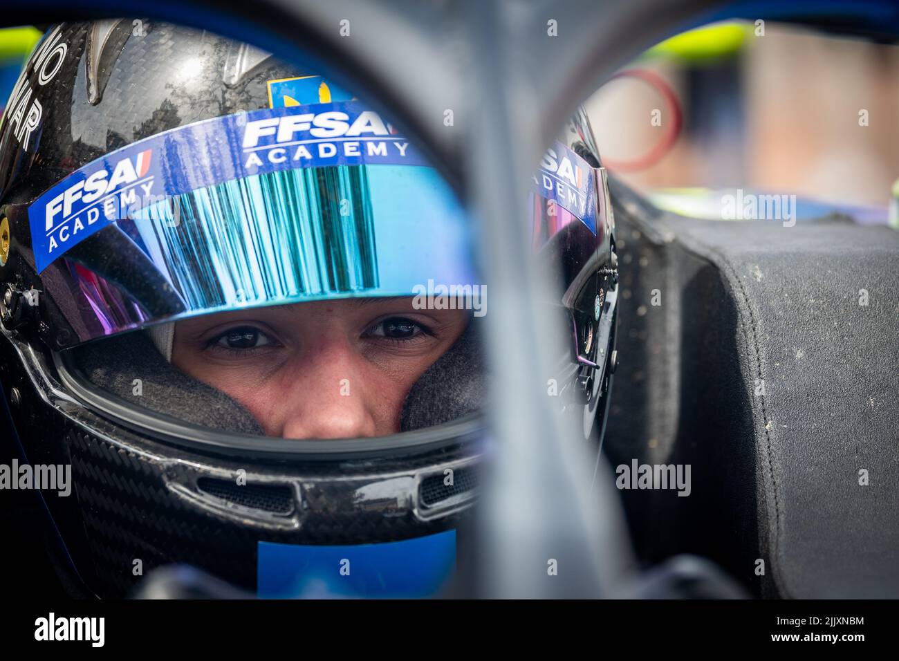 CABANELAS Dario (swi), formule 4 - Mygale Generation 2, ritratto durante la TotalEnergies 24 ore di Spa 2022, 7th round del 2022 Fanatec GT World Challenge Europe Powered by AWS, dal 27 al 31 luglio 2021 sul Circuit de Spa-Francorchamps, a Stavelot, Belgio - Foto: Paul Vaicle / DPPI/DPPI/LiveMedia Foto Stock