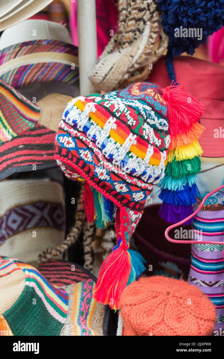 Peruvian hats immagini e fotografie stock ad alta risoluzione - Alamy