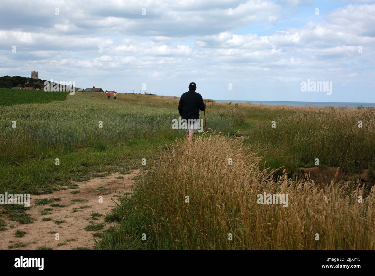 faro a strisce di caramelle rosse e bianche Foto Stock