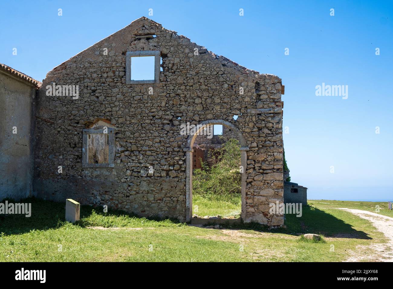 Santuario de Nossa Senhora do Cabo Espichel, Portogallo Foto Stock