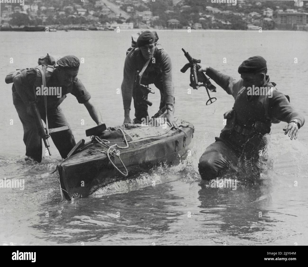 Esercito Australiano - Guerra passata. Ottobre 28, 1952. Foto Stock